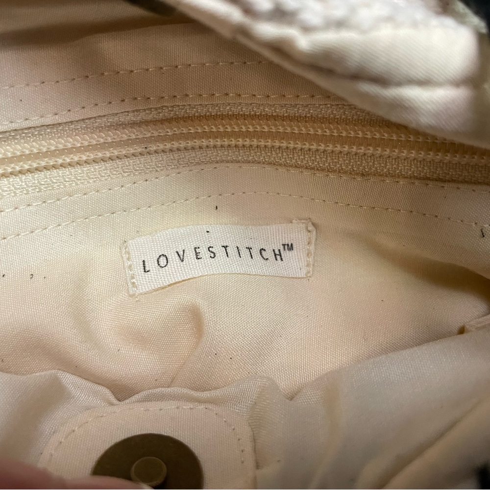 Lovestitch Woven Bag NWT - Picture 2 of 14